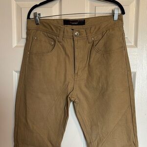PJ Mark men’s tan straight leg jeans size 32x30
